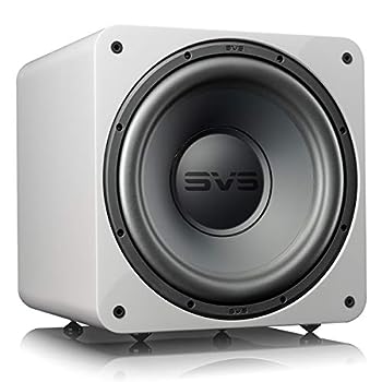 【中古】（非常に良い）SVS SB-1000 Pro 密閉型サブウーファー (ホワイト光沢)