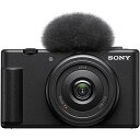 【中古】(非常に良い)ソニー/Vlog用カメラ/VLOGCAM/デジタルカメラ/動画/自撮り/ZV-1F / ボディ/ウィンドスクリーン付属 / 20mm F2...