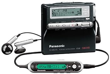 【中古】(非常に良い)Panasonic SJ-MR270-K ポータブルMDプレーヤー ブラック