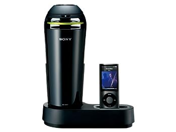 【中古】（非常に良い）SONY iPod/iPhone用ドックスピーカー 車載用シガー電源対応 ブラック SRS-V500IP/B