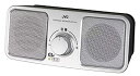 【中古】(非常に良い)JVC SP-A55-S ポータブルスピーカー シルバー