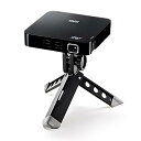 【中古】(非常に良い)サンワダイレクト 「スマホ対応」 HDMI小型プロジェクター DLP・MHLスマートフォン対応 100ルーメン モバイルプロジェクター ブラック 400-PRJ01