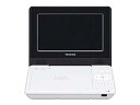 【中古】(非常に良い)東芝 7型ポータブルDVDプレーヤーホワイトCPRM対応TOSHIBA REGZA レグザポータブルプレーヤー SD-P710SW