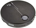 【中古】(非常に良い)VERSOS 語学学習・音楽 ポータブルCDプレーヤー ブラック×ブラック VS-M015BB