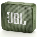【中古】(非常に良い)JBL GO2 Bluetoothスピーカー IPX7防水/ポータブル/パッシブラジエーター搭載 グリーン JBLGO2GRN