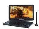 【中古】(非常に良い)ポータブルDVDプレーヤー フルセグ 15.6型 GH-PDV15AT-BK ポータブル グリーンハウス DVDプレーヤー フルセグ TV...