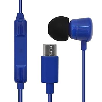 【中古】（非常に良い）ラスタバナナ 携帯電話/スマホ用 microUSB 片耳タイプ モノラルイヤホンマイク 着信応答スイッチ付き ハンズフリー通話 ネイビー マイクロUSB RE