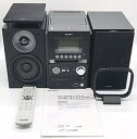 【中古】(非常に良い)SONY MD搭載オールインワンコンポ CMT-M35WM B ブラック