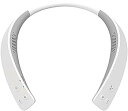 【中古】(非常に良い)パナソニック ワイヤレスネックスピーカー 首掛けスピーカー Bluetooth マイク搭載 ハンズフリー 約13時間連続再生 SC-WN10-W ホワイト