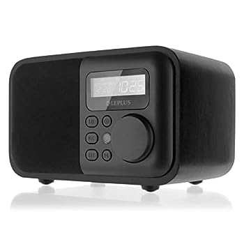 【中古】（非常に良い）LEPLUS Bluetooth ワイヤレス スピーカー 「Classica」 ブラックウッド調 時計 ..