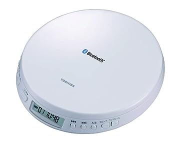 【中古】（非常に良い）東芝エルイートレーディング TY-P30 ホワイト [Bluetooth対応ポータブル CDプレ..