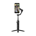 【中古】（非常に良い）DJI Osmo Mobile 6 スマホ用ジンバルスタビライザー、AI編集＆自動追跡3軸スマホジンバル、内蔵延長ロッド、ポータブル&折りたたみ式、Android&i