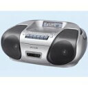 【中古】(非常に良い)Panasonic CDラジオカセット RX-D27-S シルバー(2)