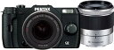 【中古】(非常に良い)PENTAX デジタルミラーレス一眼 Q10 ダブルズームキット [標準ズーム 02 STANDARD ZOOM ・望遠ズーム 06 TE...