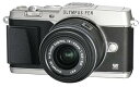 【中古】(非常に良い)OLYMPUS ミラーレス一眼 PEN E-P5 14-42mm レンズキット(ビューファインダー VF-4セット) シルバー E-P5 ...