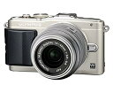 【中古】(非常に良い)OLYMPUS ミラーレス一眼 PEN Lite E-PL6 レンズキット シルバー E-PL6 LKIT SLV