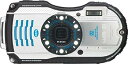 【中古】(非常に良い)PENTAX 防水デジタルカメラ PENTAX WG-3 ホワイトブルー 1cmマクロ マクロスタンド付属 LEDライト PENTAX W...