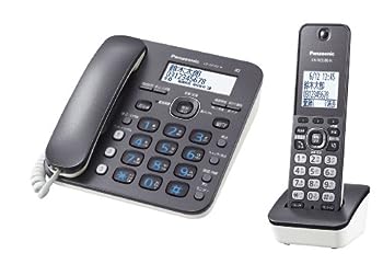 【中古】（非常に良い）パナソニック RU・RU・RU デジタルコードレス電話機 子機1台付き 1.9GHz DECT準拠方式 ダークメタル VE-GD32DL-H