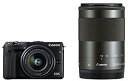 【中古】(非常に良い)Canon ミラーレス一眼カメラ EOS M3 ダブルズームキット(ブラック) EF-M15-45mm F3.5-6.3 IS STM E...