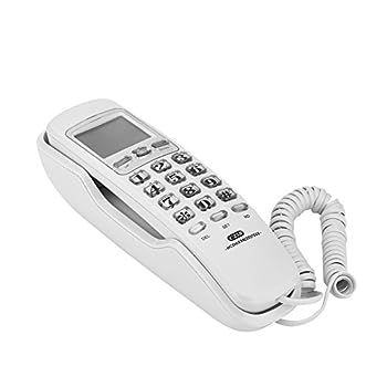 【中古】(非常に良い)電話機 雷保護 通話検索 通話時間の記録 着信番号表示 大きなボタン デスク 壁掛け 固定 有線電話機 ホーム オフィス ホテル用 ホワイト 【中古】(非常に良い)電話機 雷保護 通話検索 通話時間の記録 着信番号表示 大きなボタン デスク 壁掛け 固定 有線電話機 ホーム オフィス ホテル用 ホワイト