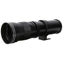 【中古】（非常に良い）420-800mm F8.316 望遠レンズ ニコンFマウントカメラ用2Xテレコンバーター付きマニュアルフォーカス ズームレンズ 遠景撮影用カメラレンズ(黒