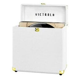 【中古】（非常に良い）Victrola ヴィンテージビニールレコードストレージとキャリングケース すべての標準レコードにフィット - 33 1/3 45 78 RPM アルバム30枚収納 大