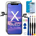 【中古】（非常に良い）SIMDOG iPhone Xスクリーン交換用OLED 5.8インチ 3Dタッチスクリーンディスプレーデジタイザー修理キットアセンブリ 修理ツール一式 (iPhone X(A