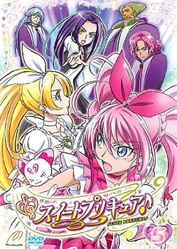 【中古】（非常に良い）スイートプリキュア♪ 5(第13話 第15話) [レンタル落ち]【メーカー名】【メーカー型番】【ブランド名】【商品説明】スイートプリキュア♪ 5(第13話 第15話) [レンタル落ち]こちらの商品は中古品となっております。 画像はイメージ写真ですので 商品のコンディション・付属品の有無については入荷の度異なります。 買取時より付属していたものはお付けしておりますが付属品や消耗品に保証はございません。 商品ページ画像以外の付属品はございませんのでご了承下さいませ。 中古品のため使用に影響ない程度の使用感・経年劣化（傷、汚れなど）がある場合がございます。 また、中古品の特性上ギフトには適しておりません。 当店では初期不良に限り 商品到着から7日間は返品を受付けております。 他モールとの併売品の為 完売の際はご連絡致しますのでご了承ください。 プリンター・印刷機器のご注意点 インクは配送中のインク漏れ防止の為、付属しておりませんのでご了承下さい。 ドライバー等ソフトウェア・マニュアルはメーカーサイトより最新版のダウンロードをお願い致します。 ゲームソフトのご注意点 特典・付属品・パッケージ・プロダクトコード・ダウンロードコード等は 付属していない場合がございますので事前にお問合せ下さい。 商品名に「輸入版 / 海外版 / IMPORT 」と記載されている海外版ゲームソフトの一部は日本版のゲーム機では動作しません。 お持ちのゲーム機のバージョンをあらかじめご参照のうえ動作の有無をご確認ください。 輸入版ゲームについてはメーカーサポートの対象外です。 DVD・Blu-rayのご注意点 特典・付属品・パッケージ・プロダクトコード・ダウンロードコード等は 付属していない場合がございますので事前にお問合せ下さい。 商品名に「輸入版 / 海外版 / IMPORT 」と記載されている海外版DVD・Blu-rayにつきましては 映像方式の違いの為、一般的な国内向けプレイヤーにて再生できません。 ご覧になる際はディスクの「リージョンコード」と「映像方式※DVDのみ」に再生機器側が対応している必要があります。 パソコンでは映像方式は関係ないため、リージョンコードさえ合致していれば映像方式を気にすることなく視聴可能です。 商品名に「レンタル落ち 」と記載されている商品につきましてはディスクやジャケットに管理シール（値札・セキュリティータグ・バーコード等含みます）が貼付されています。 ディスクの再生に支障の無い程度の傷やジャケットに傷み（色褪せ・破れ・汚れ・濡れ痕等）が見られる場合がありますので予めご了承ください。 2巻セット以上のレンタル落ちDVD・Blu-rayにつきましては、複数枚収納可能なトールケースに同梱してお届け致します。 トレーディングカードのご注意点 当店での「良い」表記のトレーディングカードはプレイ用でございます。 中古買取り品の為、細かなキズ・白欠け・多少の使用感がございますのでご了承下さいませ。 再録などで型番が違う場合がございます。 違った場合でも事前連絡等は致しておりませんので、型番を気にされる方はご遠慮ください。 ご注文からお届けまで 1、ご注文⇒ご注文は24時間受け付けております。 2、注文確認⇒ご注文後、当店から注文確認メールを送信します。 3、お届けまで3-10営業日程度とお考え下さい。 　※海外在庫品の場合は3週間程度かかる場合がございます。 4、入金確認⇒前払い決済をご選択の場合、ご入金確認後、配送手配を致します。 5、出荷⇒配送準備が整い次第、出荷致します。発送後に出荷完了メールにてご連絡致します。 　※離島、北海道、九州、沖縄は遅れる場合がございます。予めご了承下さい。 当店ではすり替え防止のため、シリアルナンバーを控えております。 万が一すり替え等ありました場合は然るべき対応をさせていただきます。 お客様都合によるご注文後のキャンセル・返品はお受けしておりませんのでご了承下さい。 電話対応はしておりませんので質問等はメッセージまたはメールにてお願い致します。