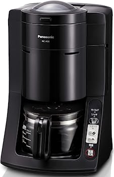 【中古-非常に良い】パナソニック 沸騰浄水コーヒーメーカー 全自動タイプ ブラック NC-A56-K