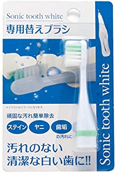 【中古-非常に良い】 ソニックトゥースホワイト ブラシ J2-11055