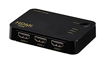 【中古-非常に良い】グリーンハウス Deep Color/3D映像 4K2K(2160p)映像対応 HDMI切換器3台用 リモコン..