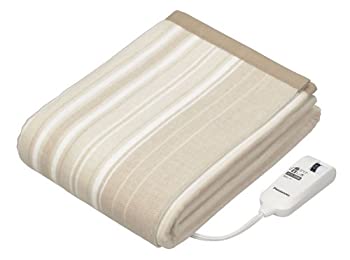 【中古-非常に良い】 Panasonic パナソニック 電気毛布 掛け敷き兼用 室温センサー 8段階温度調節 ダニ対策 抗菌防臭 丸洗い可 シングル 188×137cm ベージュ DB-R31M-C