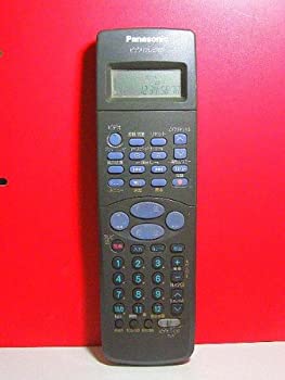 【中古-非常に良い】パナソニック ビデオリモコン VEQ2386当店取り扱いの中古品についてこちらの商品は中古品となっております。 付属品の有無については入荷の度異なり、商品タイトルに付属品についての記載がない場合もございますので、ご不明な場合はメッセージにてお問い合わせください。 買取時より付属していたものはお付けしておりますが、付属品や消耗品に保証はございません。中古品のため、使用に影響ない程度の使用感・経年劣化（傷、汚れなど）がある場合がございますのでご了承下さい。また、中古品の特性上ギフトには適しておりません。当店は専門店ではございませんので、製品に関する詳細や設定方法はメーカーへ直接お問い合わせいただきますようお願い致します。 画像はイメージ写真です。ビデオデッキ、各プレーヤーなど在庫品によってリモコンが付属してない場合がございます。限定版の付属品、ダウンロードコードなどの付属品は無しとお考え下さい。中古品の場合、基本的に説明書・外箱・ドライバーインストール用のCD-ROMはついておりませんので、ご了承の上お買求め下さい。当店での中古表記のトレーディングカードはプレイ用でございます。中古買取り品の為、細かなキズ・白欠け・多少の使用感がございますのでご了承下さいませ。ご返品について当店販売の中古品につきまして、初期不良に限り商品到着から7日間はご返品を受付けておりますので 到着後、なるべく早く動作確認や商品確認をお願い致します。1週間を超えてのご連絡のあったものは、ご返品不可となりますのでご了承下さい。中古品につきましては商品の特性上、お客様都合のご返品は原則としてお受けしておりません。ご注文からお届けまでご注文は24時間受け付けております。当店販売の中古品のお届けは国内倉庫からの発送の場合は3営業日〜10営業日前後とお考え下さい。 海外倉庫からの発送の場合は、一旦国内委託倉庫へ国際便にて配送の後にお客様へお送り致しますので、お届けまで3週間から1カ月ほどお時間を頂戴致します。※併売品の為、在庫切れの場合はご連絡させて頂きます。※離島、北海道、九州、沖縄は遅れる場合がございます。予めご了承下さい。※ご注文後、当店より確認のメールをする場合がございます。ご返信が無い場合キャンセルとなりますので予めご了承くださいませ。