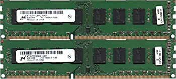 【中古-非常に良い】 Micron PC3-10600U (DDR3-1333) 4GB x 2枚組 合計8GB 240ピン DIMM デスクトップパソコン用メモリ