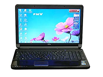 【中古-非常に良い】 ノートパソコン 中古パソコン AH530 3A ブラック テンキー ノート 本体 Windows7 富士通 Core i3 DVD 4GB 320GB