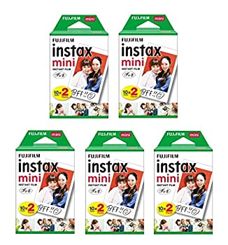【中古-非常に良い】 [セット販売x5]FUJIFILM インスタントカメラ チェキ用フィルム 20枚入x5SET INSTAX MINI JP 2