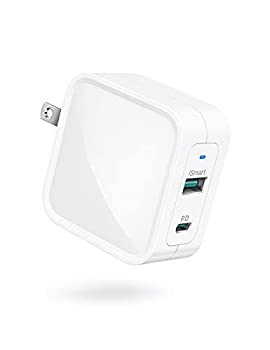 【中古-非常に良い】 PD充電器 Type C 急速充電器 65W 2ポート USB-A USB-C GaN 窒化ガリウム PD対応 折りたたみ式プラグ PD Pioneer Technology iPhone MacBook