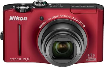 【中古-非常に良い】Nikon デジタルカメラ COOLPIX S8100 フラッシュレッド S8100RD 1210万画素 光学10倍ズーム 広角30mm 3.0型液晶 裏面照射型CMOS