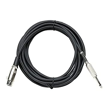 【中古-非常に良い】 キクタニ TECH マイクケーブル XLR (メス) / フォン (オス) 5m TMC-5 ブラック