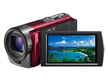 Camcorders - 【中古-非常に良い】ソニー SONY デジタルHDビデオカメラレコーダー CX180 レッド HDR-CX180/R