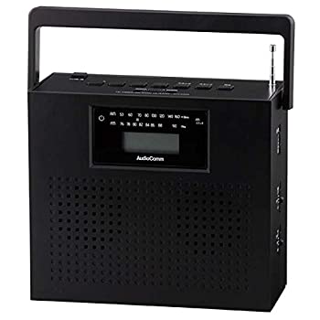 【中古-非常に良い】 オーム電機 ラジカセ RCD-R30N-K ブラック