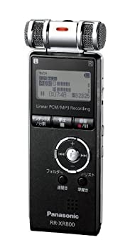 【中古-非常に良い】 Panasonic パナソニック ICレコーダー ブラック RR-XR800-K