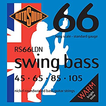 【中古-非常に良い】ROTOSOUND ロトサウンド ベース弦 Nickel Roundwound / Standard (.045-.105) RS66LDN当店取り扱いの中古品についてこちらの商品は中古品となっております。 付属品の有無については入荷の度異なり、商品タイトルに付属品についての記載がない場合もございますので、ご不明な場合はメッセージにてお問い合わせください。 買取時より付属していたものはお付けしておりますが、付属品や消耗品に保証はございません。中古品のため、使用に影響ない程度の使用感・経年劣化（傷、汚れなど）がある場合がございますのでご了承下さい。また、中古品の特性上ギフトには適しておりません。当店は専門店ではございませんので、製品に関する詳細や設定方法はメーカーへ直接お問い合わせいただきますようお願い致します。 画像はイメージ写真です。ビデオデッキ、各プレーヤーなど在庫品によってリモコンが付属してない場合がございます。限定版の付属品、ダウンロードコードなどの付属品は無しとお考え下さい。中古品の場合、基本的に説明書・外箱・ドライバーインストール用のCD-ROMはついておりませんので、ご了承の上お買求め下さい。当店での中古表記のトレーディングカードはプレイ用でございます。中古買取り品の為、細かなキズ・白欠け・多少の使用感がございますのでご了承下さいませ。ご返品について当店販売の中古品につきまして、初期不良に限り商品到着から7日間はご返品を受付けておりますので 到着後、なるべく早く動作確認や商品確認をお願い致します。1週間を超えてのご連絡のあったものは、ご返品不可となりますのでご了承下さい。中古品につきましては商品の特性上、お客様都合のご返品は原則としてお受けしておりません。ご注文からお届けまでご注文は24時間受け付けております。当店販売の中古品のお届けは国内倉庫からの発送の場合は3営業日〜10営業日前後とお考え下さい。 海外倉庫からの発送の場合は、一旦国内委託倉庫へ国際便にて配送の後にお客様へお送り致しますので、お届けまで3週間から1カ月ほどお時間を頂戴致します。※併売品の為、在庫切れの場合はご連絡させて頂きます。※離島、北海道、九州、沖縄は遅れる場合がございます。予めご了承下さい。※ご注文後、当店より確認のメールをする場合がございます。ご返信が無い場合キャンセルとなりますので予めご了承くださいませ。