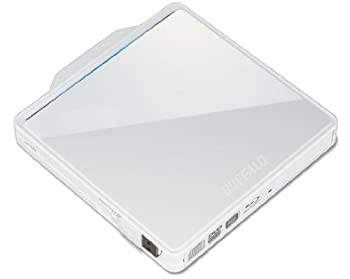 【中古-非常に良い】BUFFALO BDXL USB2.0用 ポータブルブルーレイドライブ ホワイト BRXL-PC6VU2-WH