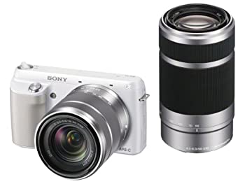 【中古-非常に良い】ソニー デジタル一眼カメラ「NEX-F3」ダブルレンズキット（ホワイト）SONY NEX-F3 NEX-F3Y-W当店取り扱いの中古品についてこちらの商品は中古品となっております。 付属品の有無については入荷の度異なり、商品タイトルに付属品についての記載がない場合もございますので、ご不明な場合はメッセージにてお問い合わせください。 買取時より付属していたものはお付けしておりますが、付属品や消耗品に保証はございません。中古品のため、使用に影響ない程度の使用感・経年劣化（傷、汚れなど）がある場合がございますのでご了承下さい。また、中古品の特性上ギフトには適しておりません。当店は専門店ではございませんので、製品に関する詳細や設定方法はメーカーへ直接お問い合わせいただきますようお願い致します。 画像はイメージ写真です。ビデオデッキ、各プレーヤーなど在庫品によってリモコンが付属してない場合がございます。限定版の付属品、ダウンロードコードなどの付属品は無しとお考え下さい。中古品の場合、基本的に説明書・外箱・ドライバーインストール用のCD-ROMはついておりませんので、ご了承の上お買求め下さい。当店での中古表記のトレーディングカードはプレイ用でございます。中古買取り品の為、細かなキズ・白欠け・多少の使用感がございますのでご了承下さいませ。ご返品について当店販売の中古品につきまして、初期不良に限り商品到着から7日間はご返品を受付けておりますので 到着後、なるべく早く動作確認や商品確認をお願い致します。1週間を超えてのご連絡のあったものは、ご返品不可となりますのでご了承下さい。中古品につきましては商品の特性上、お客様都合のご返品は原則としてお受けしておりません。ご注文からお届けまでご注文は24時間受け付けております。当店販売の中古品のお届けは国内倉庫からの発送の場合は3営業日〜10営業日前後とお考え下さい。 海外倉庫からの発送の場合は、一旦国内委託倉庫へ国際便にて配送の後にお客様へお送り致しますので、お届けまで3週間から1カ月ほどお時間を頂戴致します。※併売品の為、在庫切れの場合はご連絡させて頂きます。※離島、北海道、九州、沖縄は遅れる場合がございます。予めご了承下さい。※ご注文後、当店より確認のメールをする場合がございます。ご返信が無い場合キャンセルとなりますので予めご了承くださいませ。