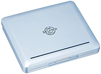 【中古-非常に良い】ノナカ B♭クラリネット用 プラスチック製リードケース セルマーロゴ入り 12枚用 カラー:パステルブルー
