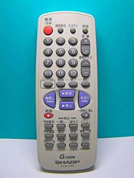 【中古-非常に良い】 SHARP シャープ テレビ・ビデオリモコン GA104SB