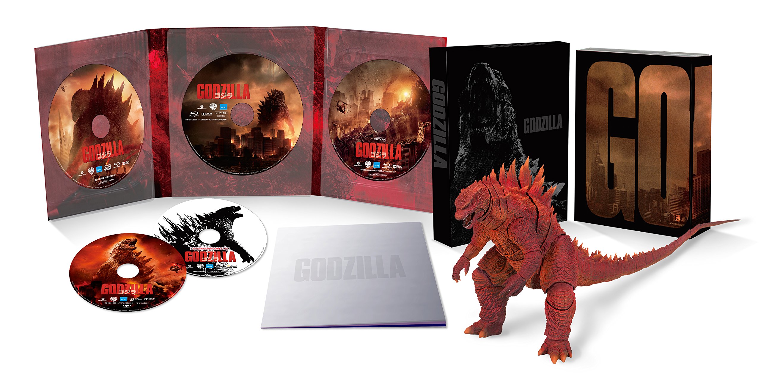 【中古-非常に良い】GODZILLA ゴジラ[2014] 完全数量限定生産5枚組 S.H.MonsterArts GODZILLA[2014] Poster Image Ver.同梱 [Blu-ray]