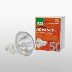 【中古】USHIO ダイクロハロゲン ADVANCE JDRφ50 30W 中角 (10個入り) JDR110V30WLMKUVH当店取り扱いの中古品についてこちらの商品は中古品となっております。 付属品の有無については入荷の度異なり、商品タイトルに付属品についての記載がない場合もございますので、ご不明な場合はメッセージにてお問い合わせください。 買取時より付属していたものはお付けしておりますが、付属品や消耗品に保証はございません。中古品のため、使用に影響ない程度の使用感・経年劣化（傷、汚れなど）がある場合がございますのでご了承下さい。また、中古品の特性上ギフトには適しておりません。当店は専門店ではございませんので、製品に関する詳細や設定方法はメーカーへ直接お問い合わせいただきますようお願い致します。 画像はイメージ写真です。ビデオデッキ、各プレーヤーなど在庫品によってリモコンが付属してない場合がございます。限定版の付属品、ダウンロードコードなどの付属品は無しとお考え下さい。中古品の場合、基本的に説明書・外箱・ドライバーインストール用のCD-ROMはついておりませんので、ご了承の上お買求め下さい。当店での中古表記のトレーディングカードはプレイ用でございます。中古買取り品の為、細かなキズ・白欠け・多少の使用感がございますのでご了承下さいませ。ご返品について当店販売の中古品につきまして、初期不良に限り商品到着から7日間はご返品を受付けておりますので 到着後、なるべく早く動作確認や商品確認をお願い致します。1週間を超えてのご連絡のあったものは、ご返品不可となりますのでご了承下さい。中古品につきましては商品の特性上、お客様都合のご返品は原則としてお受けしておりません。ご注文からお届けまでご注文は24時間受け付けております。当店販売の中古品のお届けは国内倉庫からの発送の場合は3営業日〜10営業日前後とお考え下さい。 海外倉庫からの発送の場合は、一旦国内委託倉庫へ国際便にて配送の後にお客様へお送り致しますので、お届けまで3週間から1カ月ほどお時間を頂戴致します。※併売品の為、在庫切れの場合はご連絡させて頂きます。※離島、北海道、九州、沖縄は遅れる場合がございます。予めご了承下さい。※ご注文後、当店より確認のメールをする場合がございます。ご返信が無い場合キャンセルとなりますので予めご了承くださいませ。