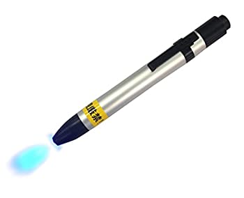 Other - 【中古】 コンテック UV-LED (紫外線LED) 375nm 1灯使用 ブラックライト ペンタイプ PW-UV141P-01 シルバー ブラック